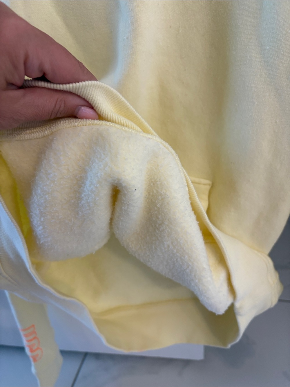 UGG Yellow Hooded Sweatshirt - Picture 5 of 5